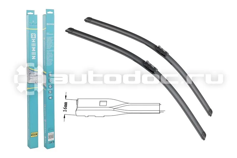 HEMEN Щётки стеклоочистителя комплект 2шт. HEMEN 650 | 650 мм (HP6565B216)