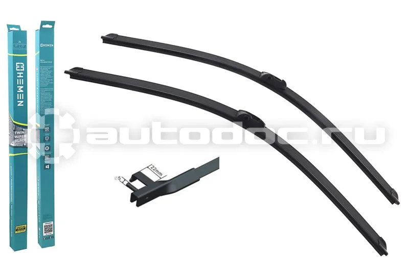 HEMEN Щётки стеклоочистителя комплект 2 шт. HEMEN 650 | 650 мм (HP6565C)