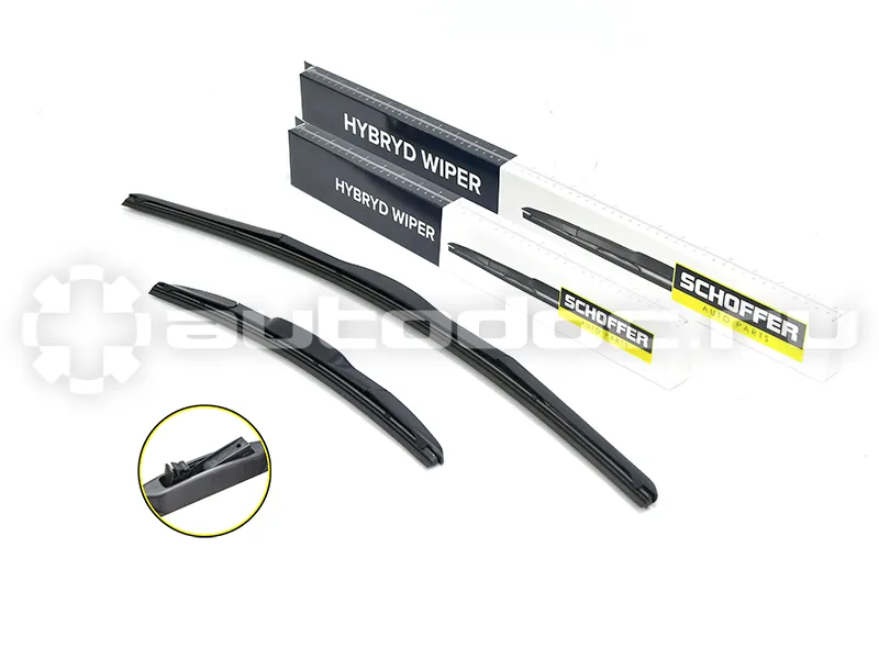 SCHOFFER Щетки стеклоочистителя гибридные комплект 650/350mm (26"/14") Hook