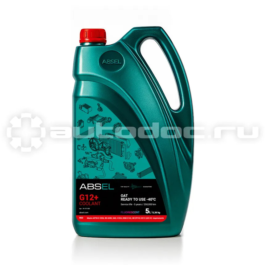 ABSEL G12+ RED COOLANT OAT -40