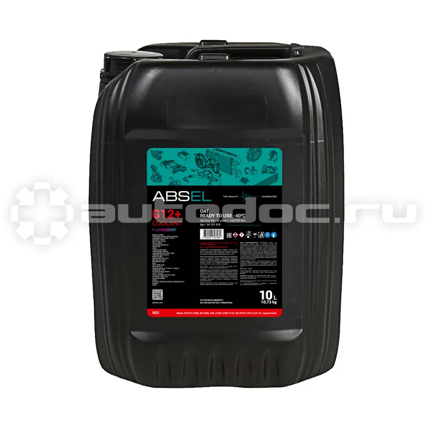 ABSEL G12+ RED COOLANT OAT -40