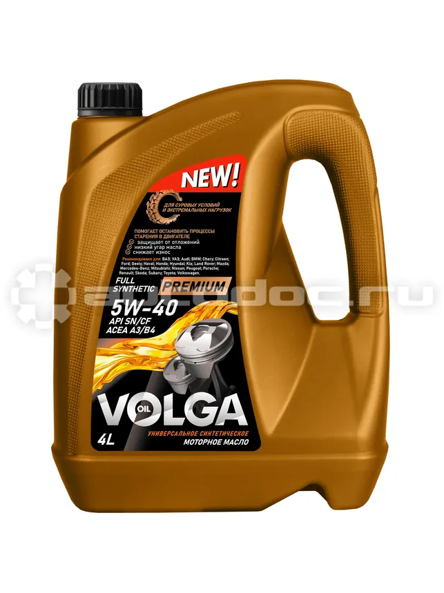 ВОЛГА-ОЙЛ PREMIUM 5W-40 A3 | B4 SN | CF