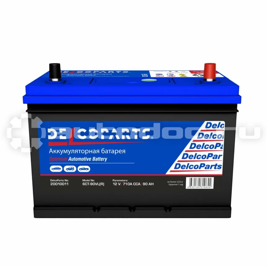 DELCOPARTS Optimum Аккумулятор Asia 90-3-R