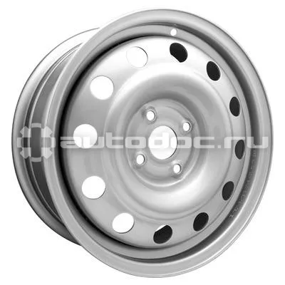 ТЗСК Диск колесный 6x15 | 4x100 ET48 D54,1 Hyundai Solaris, Kia Rio серебро