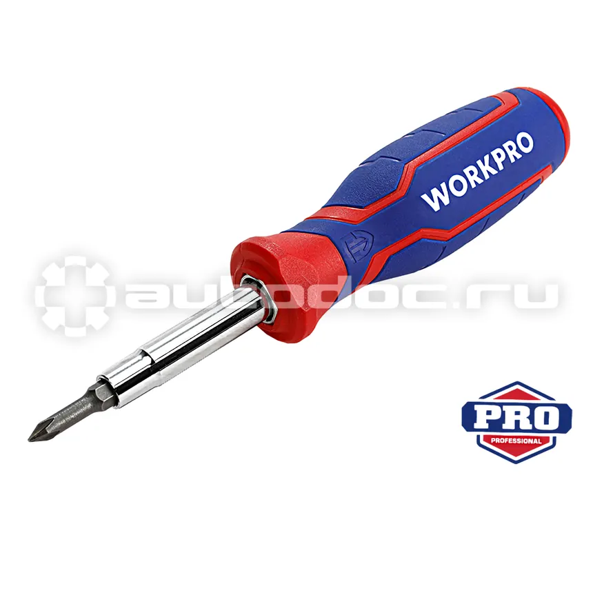 WORKPRO Отвертка 6-в-1 PRO
