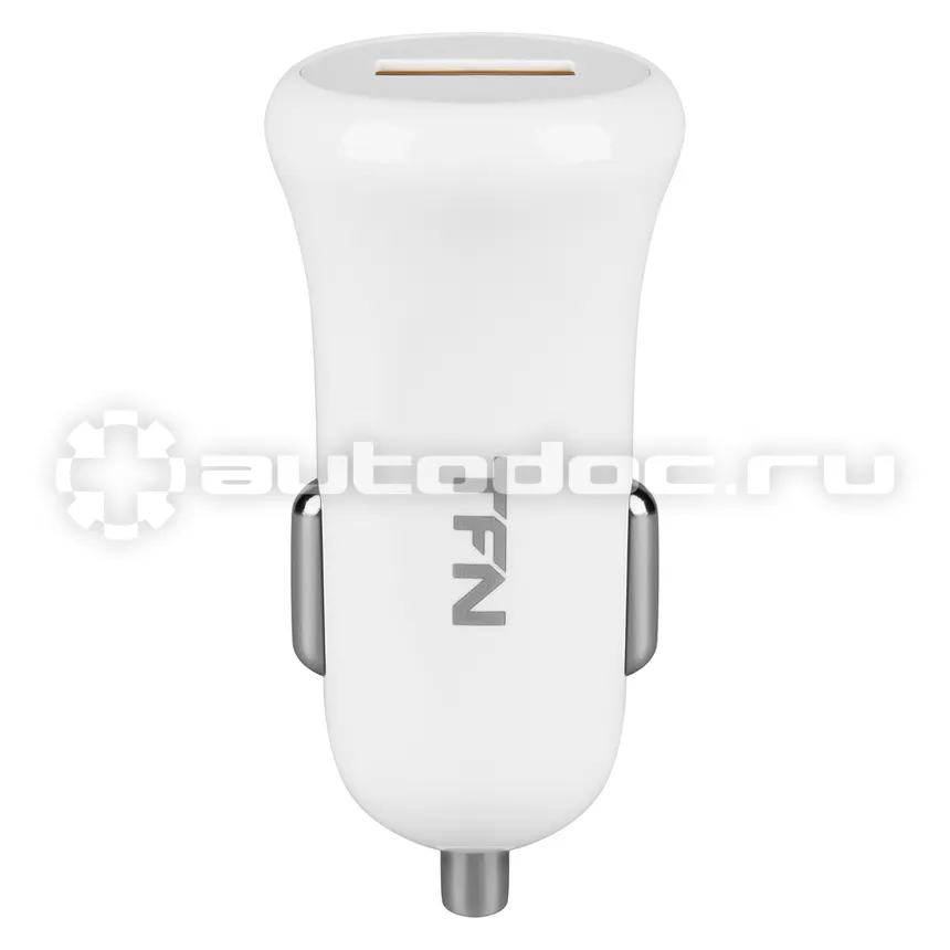 TFN Автомобильное зарядное устройство 1А+8pin white