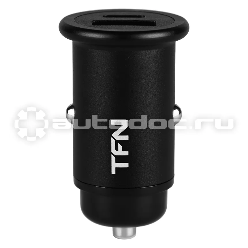 TFN Автомобильное зарядное устройство RAPID QC+PD 20W black б | кабеля