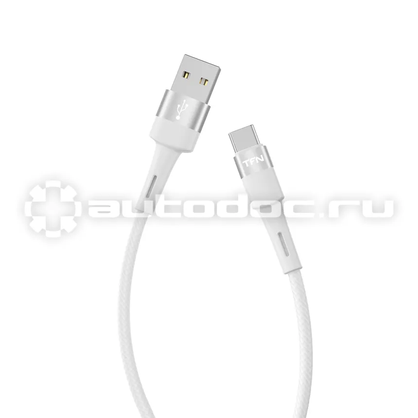 TFN Кабель TypeC Envy 1.2m нейлон white