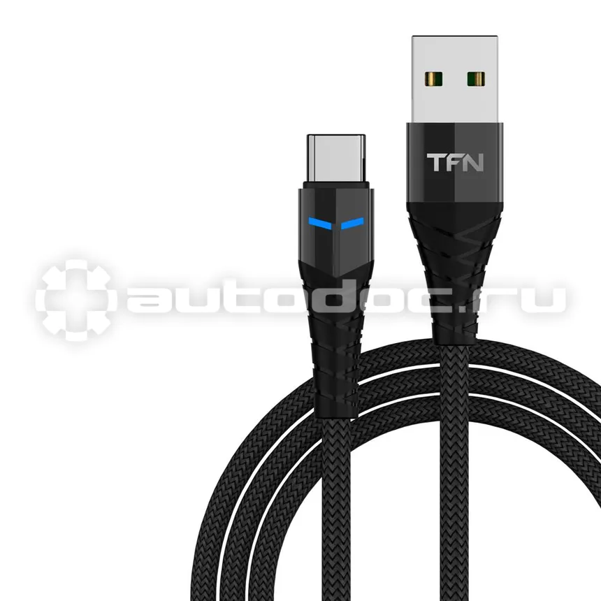 TFN Кабель TypeC knight 1.0m 5A black