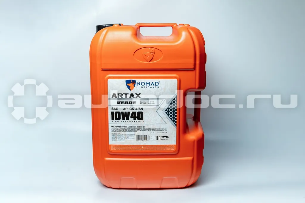 NOMAD ARTAX VERDE 10W-40 API CK-4 | SN,ACEA E9