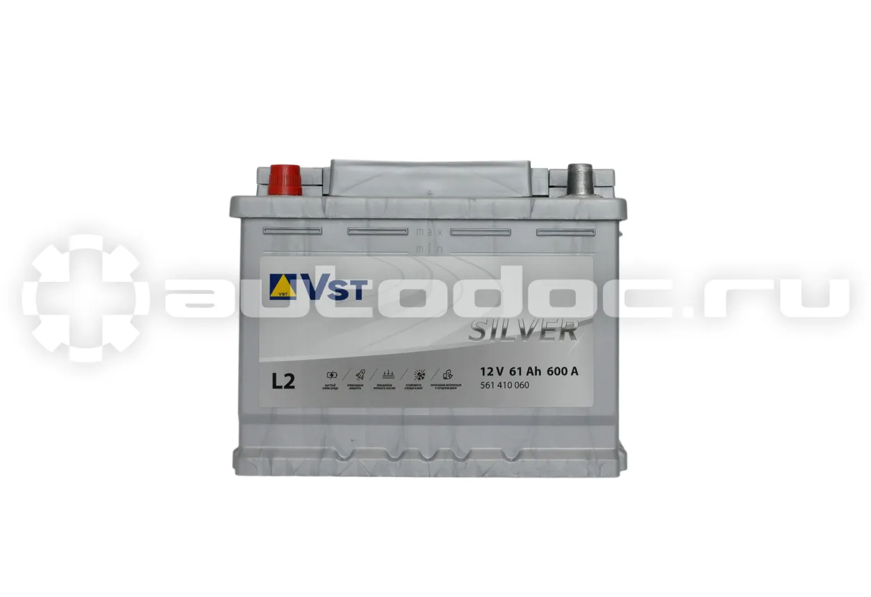 VST Аккумулятор 12 V, 61 А/ч, 600А, 242x175x190