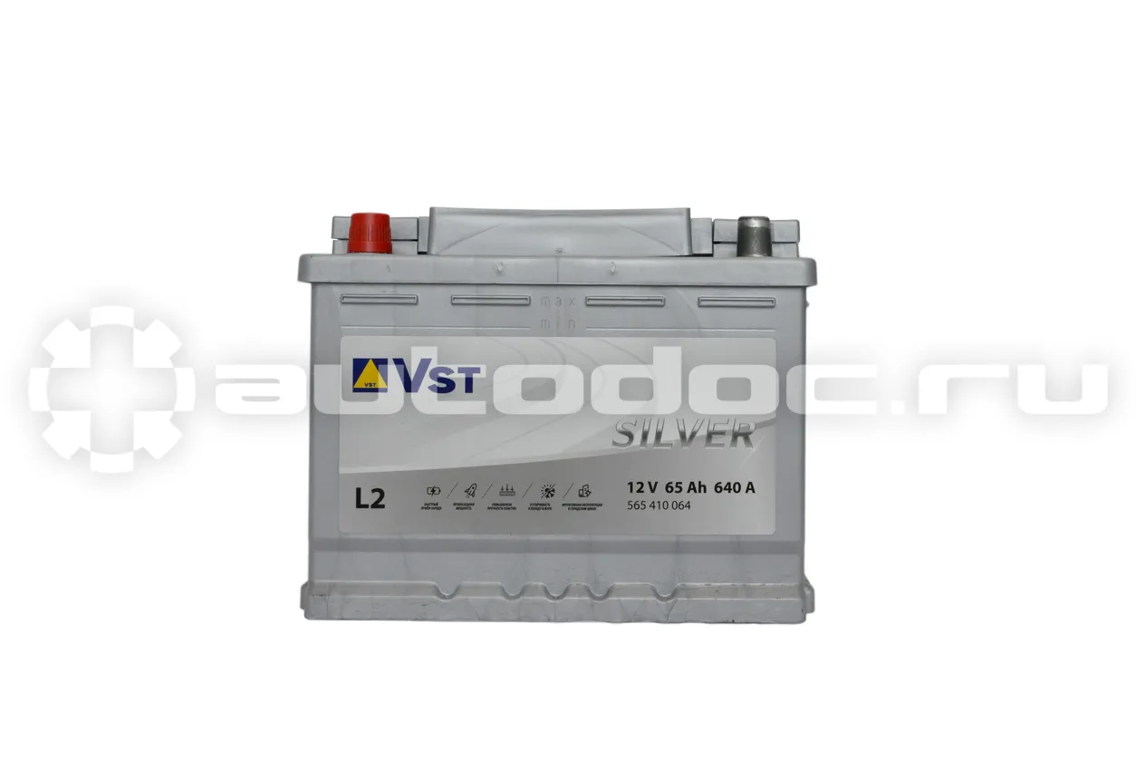 VST Аккумулятор 12 V, 65 А/ч, 640А, 242x175x190