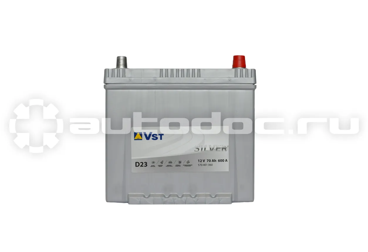 VST Аккумулятор 12 V, 70 А/ч, 600А, 230x175x225