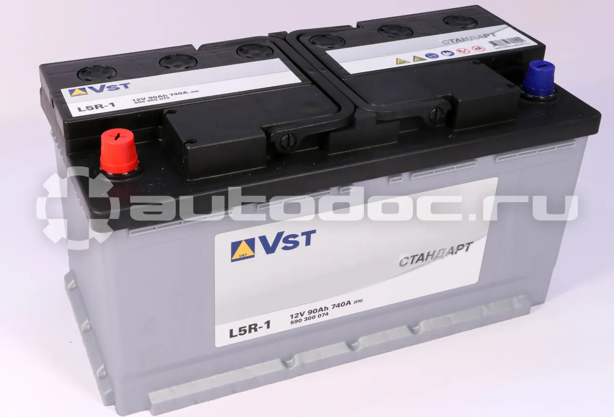 VST Аккумулятор 12 V, 90 А/ч, 740А, прямая полярность