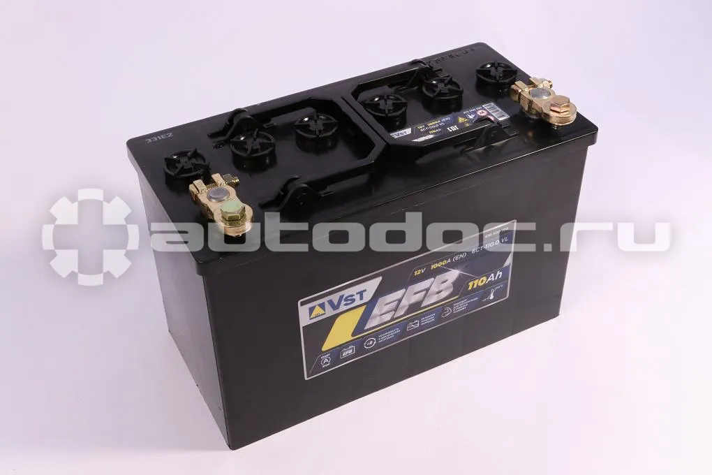 VST Аккумулятор EFB 12 V, 110 А/ч, 1000А, обратная полярность
