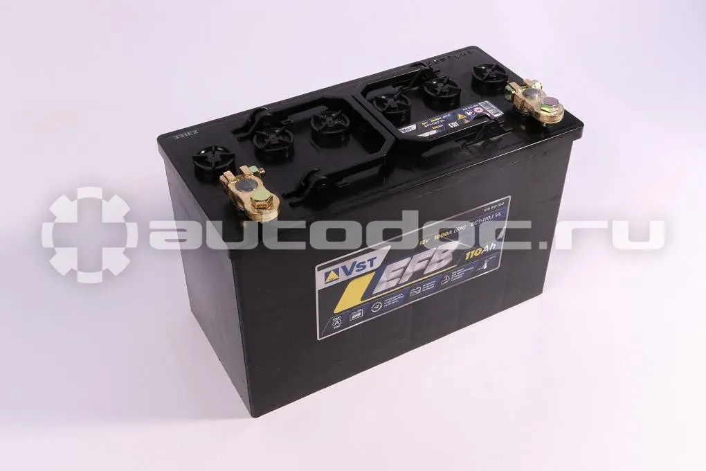 VST Аккумулятор EFB 12 V, 110 А/ч, 1000А, прямая полярность