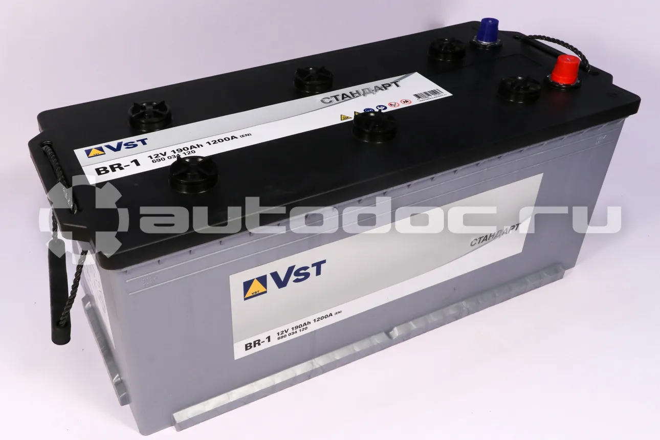 VST Аккумулятор 12 V, 190 А/ч, 1200А, обратная полярность