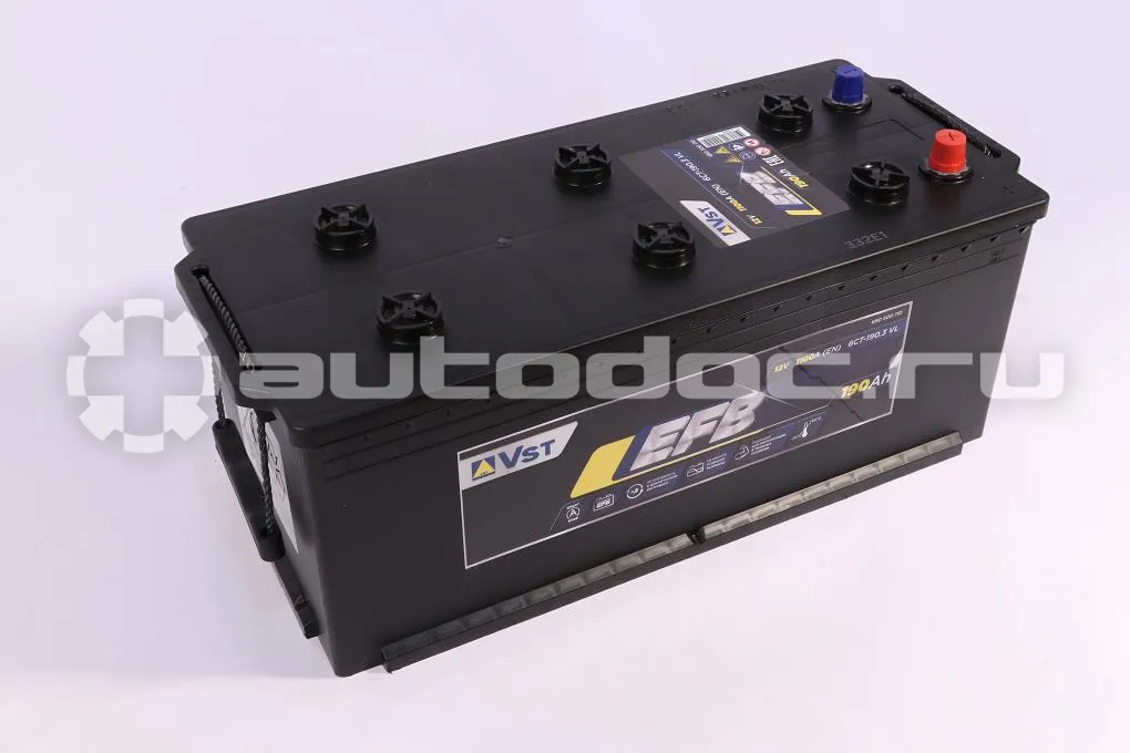 VST Аккумулятор EFB 12 V, 190 А/ч, 1100А, обратная полярность