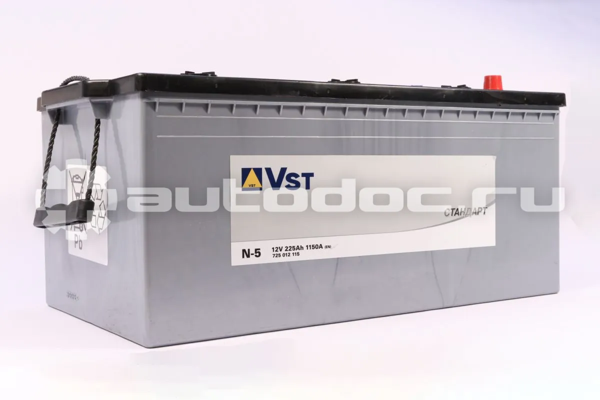 VST Аккумулятор 12 V, 225 А/ч, 1150А, обратная полярность