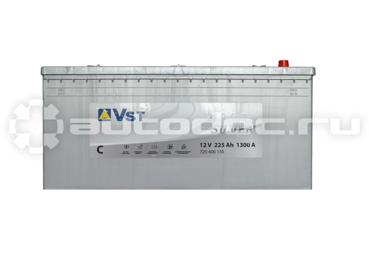 VST Аккумулятор 12 V, 225А/ч, 1300А, 512х275х239