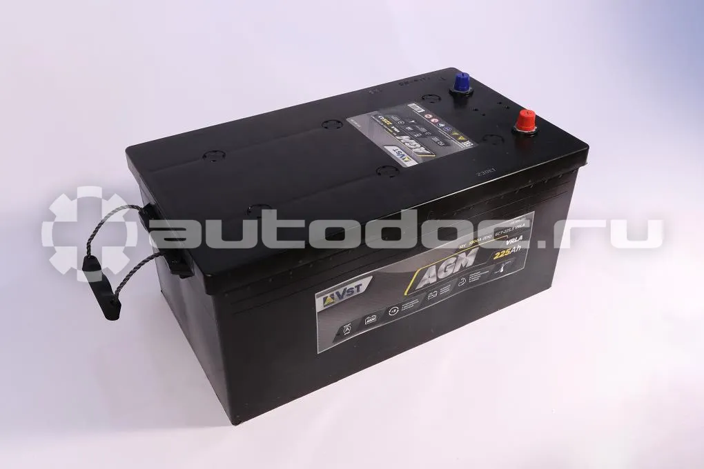 VST Аккумулятор AGM 12 V, 225 А/ч, 1300А, обратная полярность