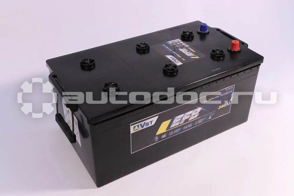 VST Аккумулятор EFB 12 V, 240 А/ч, 1300А, обратная полярность
