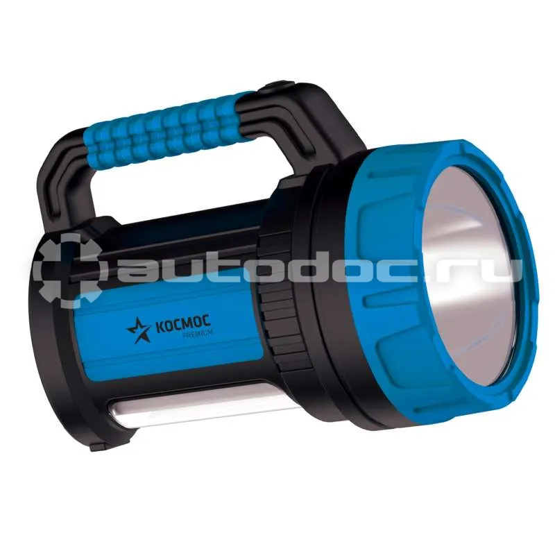 КОСМОС Фонарь аккумуляторный KOSMOS premium 7W LED ЗУ 220/12В USB зарядка телефона