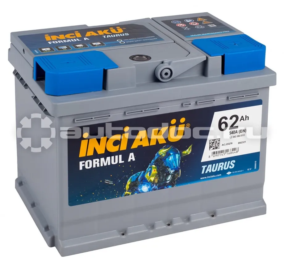 INCI AKU Аккумулятор Formul A 62R 540A 242x175x190