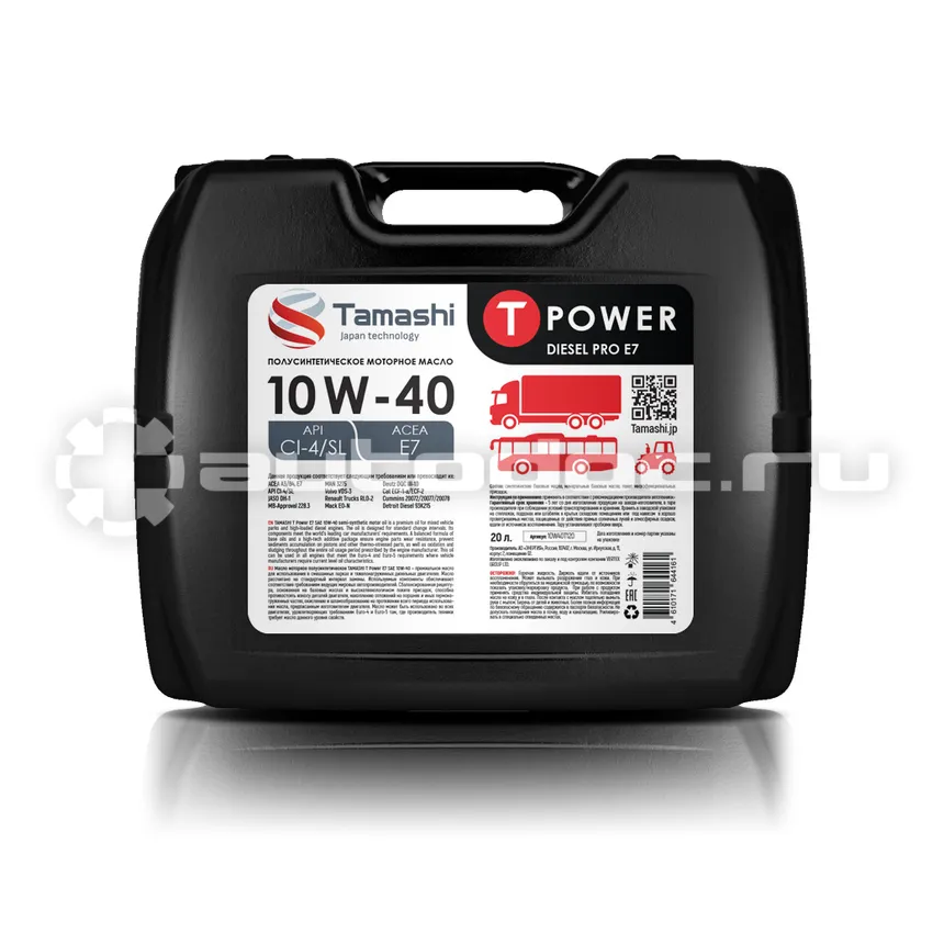 TAMASHI T Power DIESEL PRO E7 SAE 10W-40