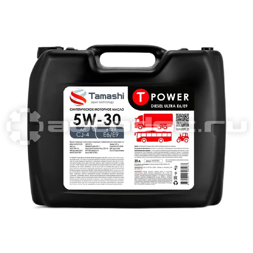 TAMASHI T Power DIESEL ULTRA E6 | E9 5W-30