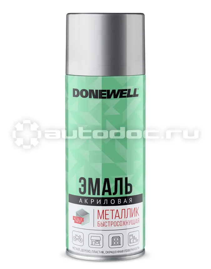 DONEWELL Эмаль универсальная DONEWELL металлик Хром зеркальный