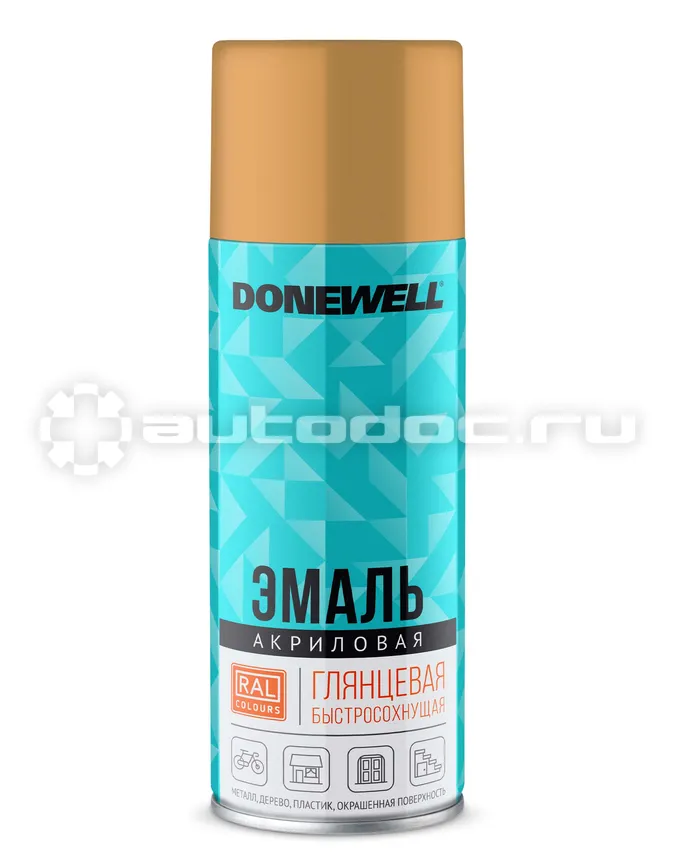 DONEWELL Эмаль универсальная акриловая DONEWELL Бежевая глянцевая RAL 1001