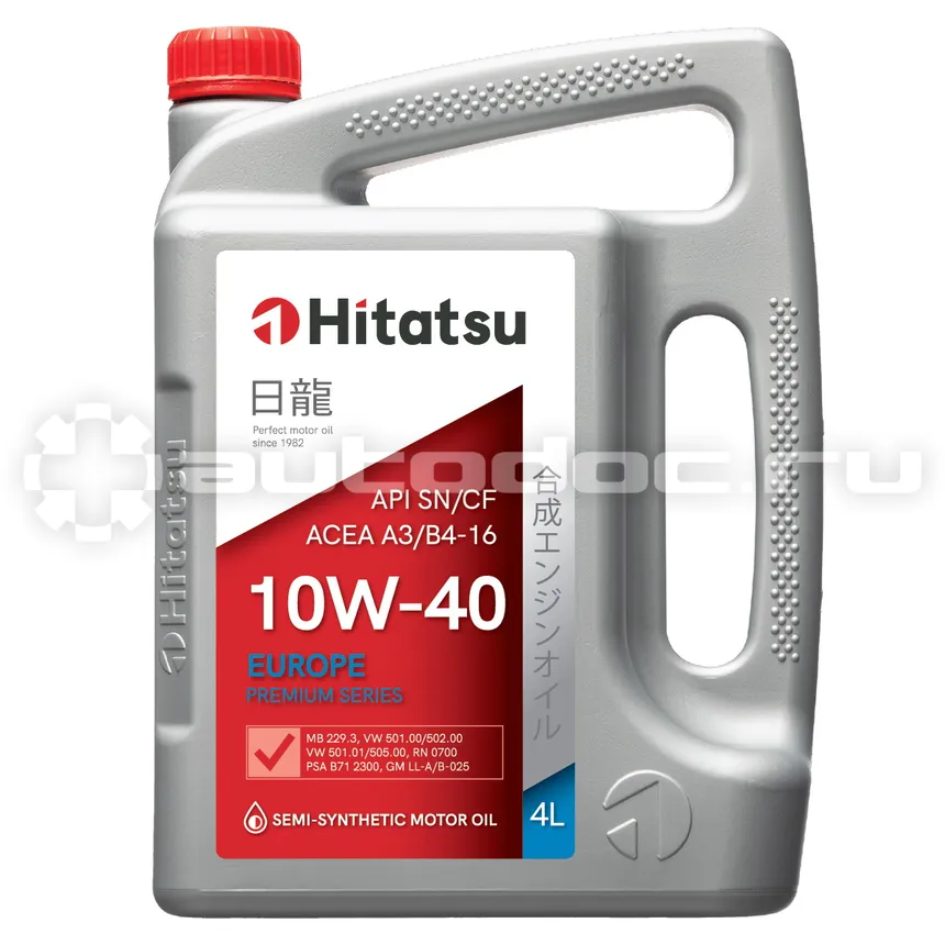 HITATSU 10W-40 Europe Premium Series