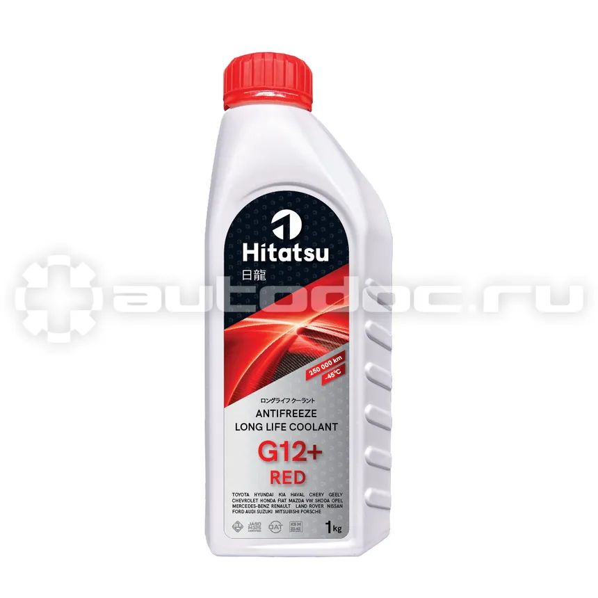 HITATSU Long Life Coolant G12+ RED