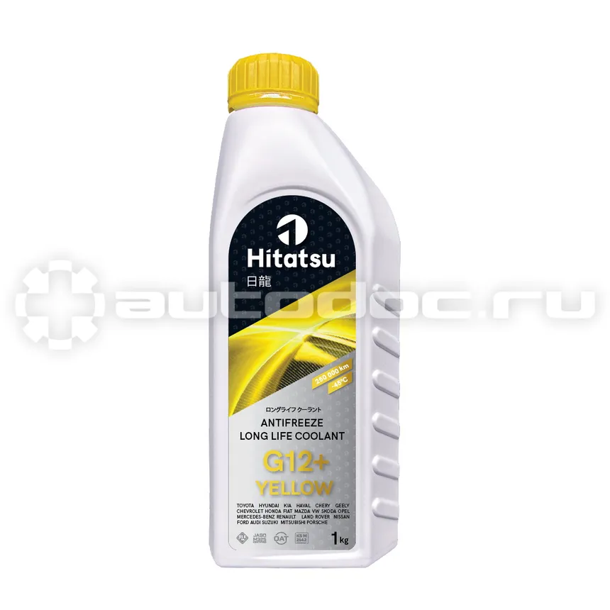 HITATSU Long Life Coolant G12+ YELLOW