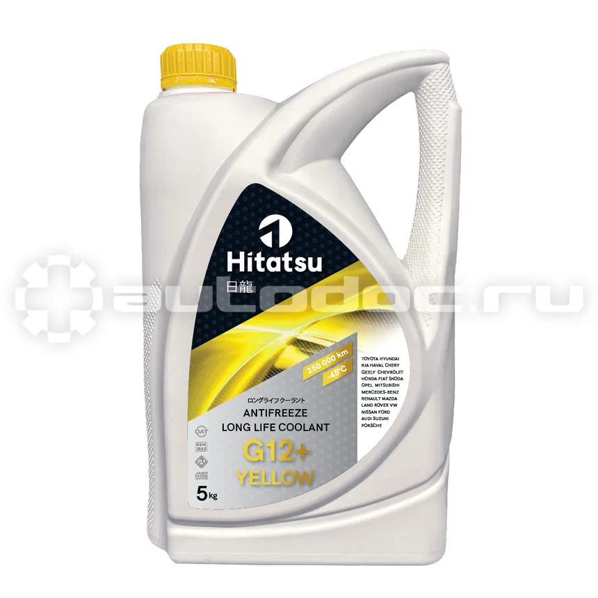 HITATSU Long Life Coolant G12+ YELLOW