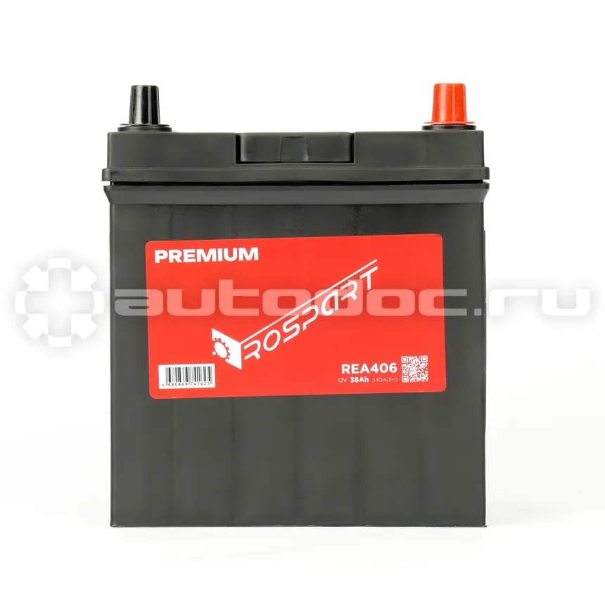 ROSPART Аккумулятор Premium 12V 38Ah 300A 187x127x220 /-+/