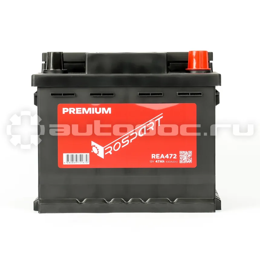 ROSPART Аккумулятор Premium 12V 47Ah 450A 207x175x175 /-+/