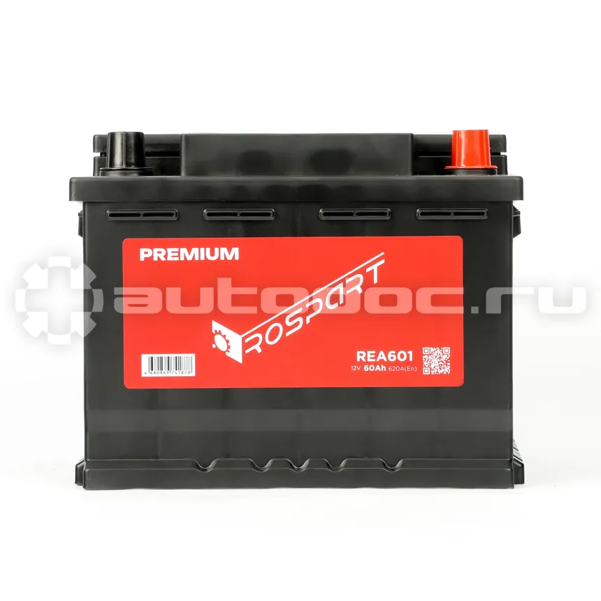 ROSPART Аккумулятор Premium 12V 60Ah 600A 242х175х190 /-+/