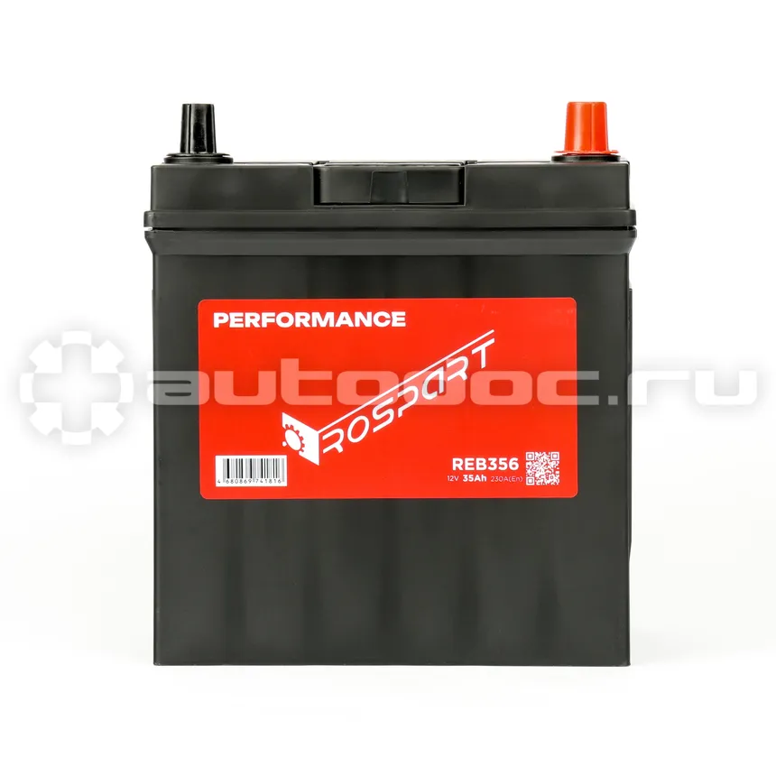 ROSPART Аккумулятор Performance 12V 35Ah 240A 187x127x220 /-+/