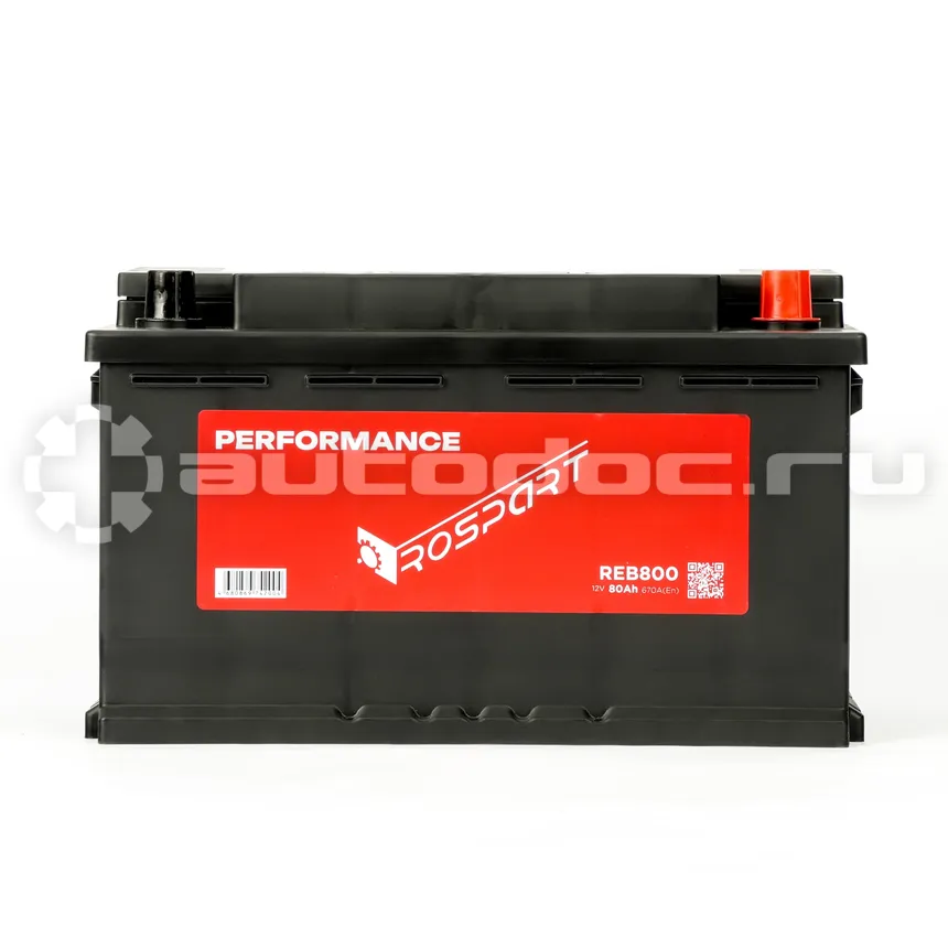 ROSPART Аккумулятор Performance 12V 80Ah 640A 315x175x190 /-+/