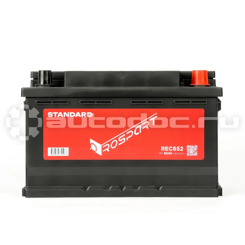 ROSPART Аккумулятор Standard 12V 65Ah 540A 278х175х175 /-+/