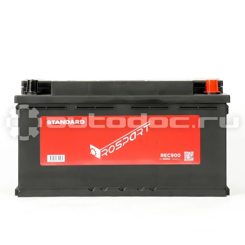 ROSPART Аккумулятор Standard 12V 90Ah 720A 353х175х190 /-+/