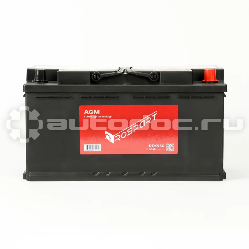 ROSPART Аккумулятор AGM 12V 95Ah 850A 353x175x190 /-+/