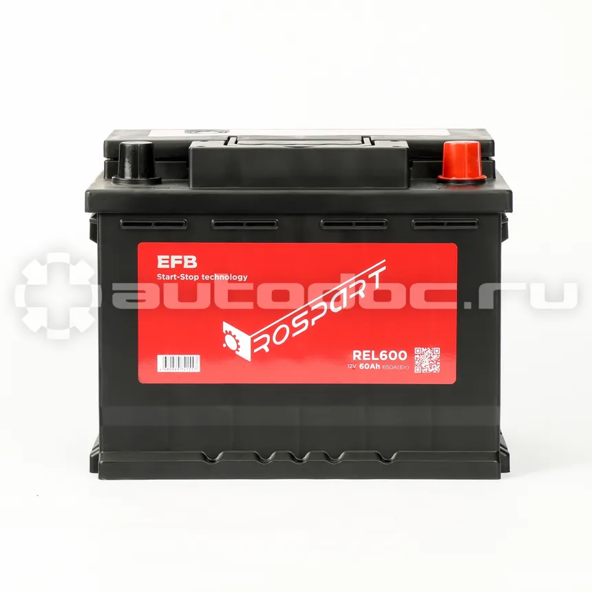 ROSPART Аккумулятор EFB 12V 60Ah 640A 242x175x190 /-+/