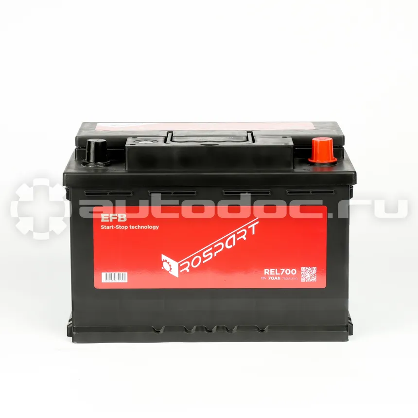 ROSPART Аккумулятор EFB 12V 70Ah 720A 278x175x190 /-+/