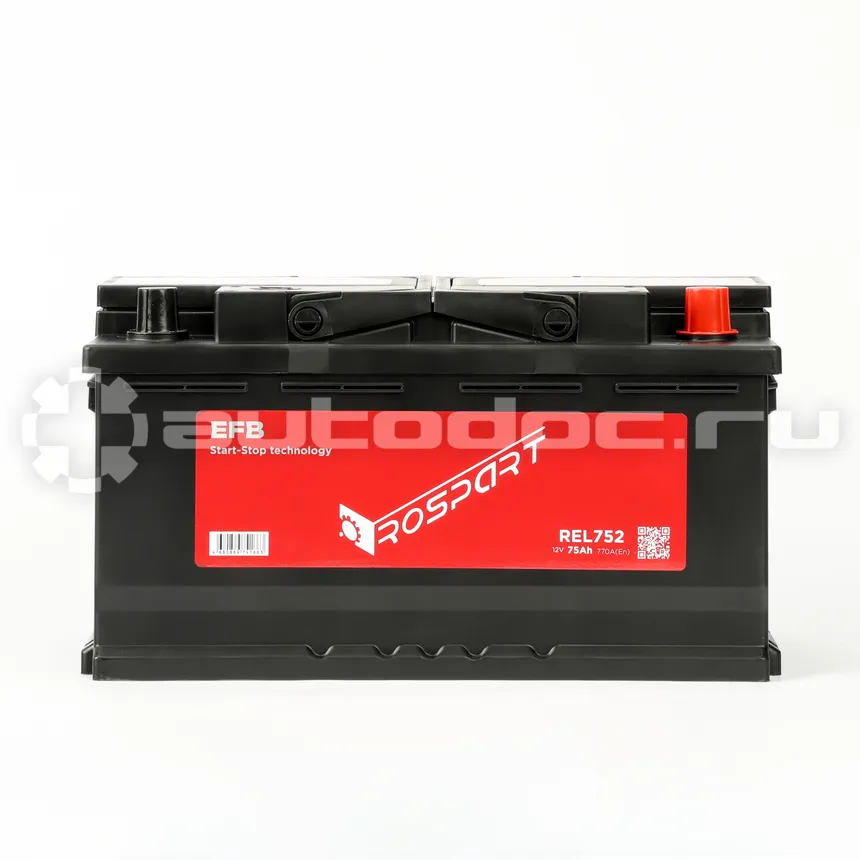 ROSPART Аккумулятор EFB 12V 75Ah 730A 315x175x175 /-+/