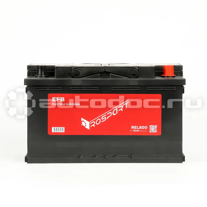 ROSPART Аккумулятор EFB 12V 80Ah 720A 315x175x190 /-+/
