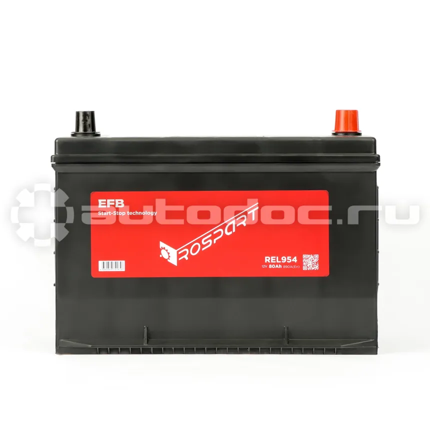 ROSPART Аккумулятор EFB 12V 80Ah 782A 306x173x222 /-+/
