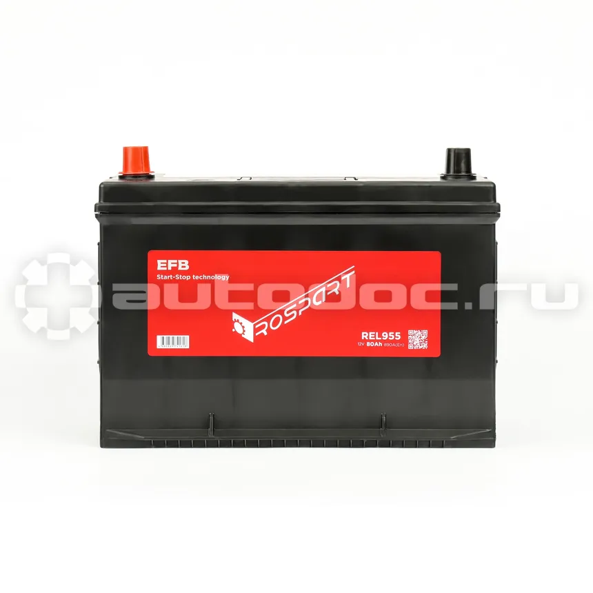 ROSPART Аккумулятор EFB 12V 80Ah 782A 306x173x222 /+-/